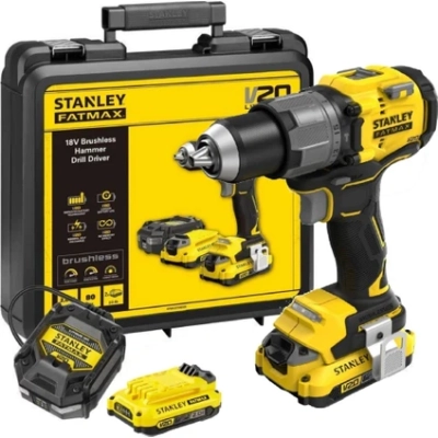 Stanley Şarjlı Matkap Darbeli Çift Akü SFMCD726D2