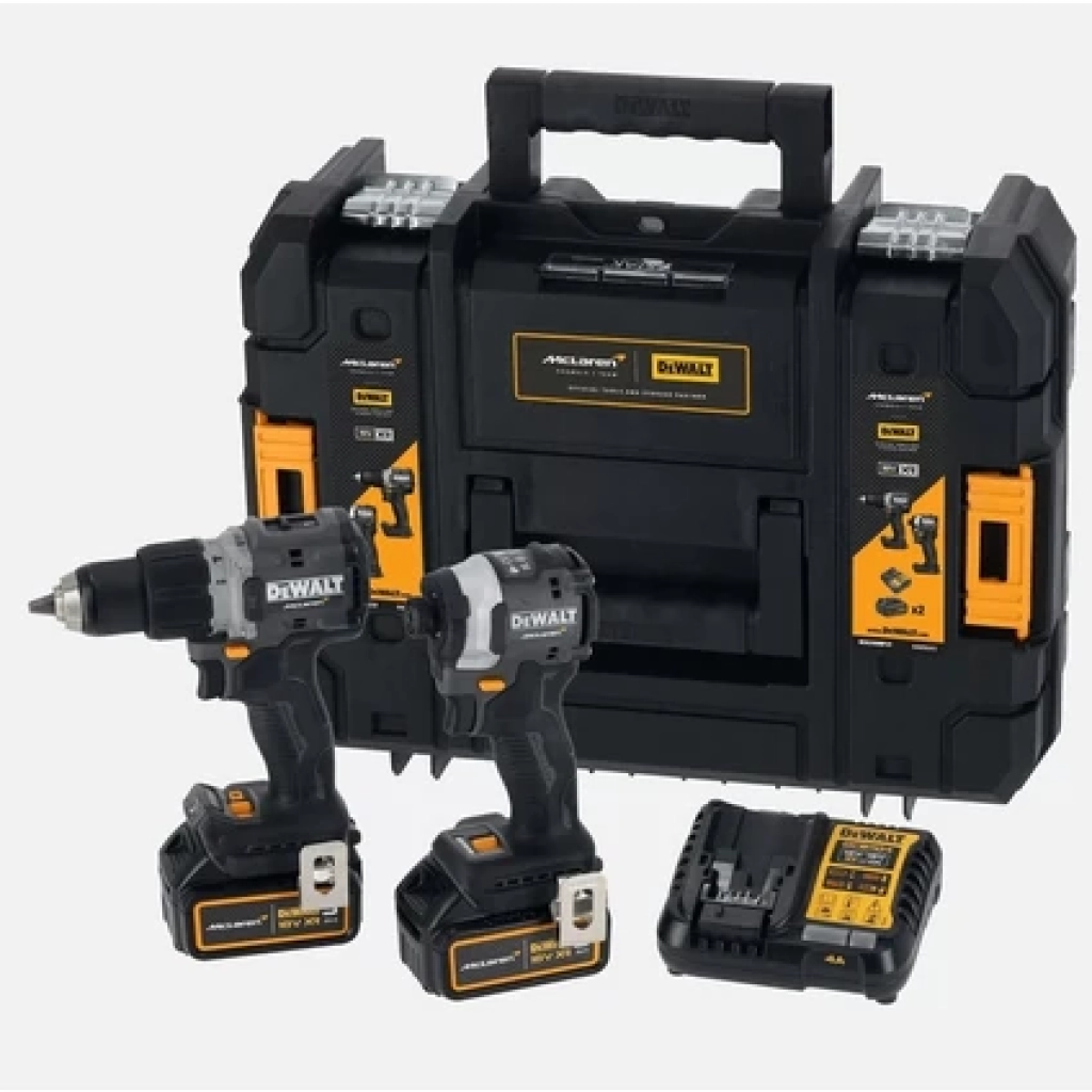 Dewalt x Mclaren DCK200MP2T 18V Xr 5.0 Ah Akülü Darbeli Matkap ve Tornavida Seti