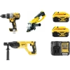 Dewalt DCD996NT + DCG412 Nt + DCH133NT + 2x4 Ah Akü + 1 x Dolum Cihazı