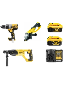 Dewalt DCD996NT + DCG412 Nt + DCH133NT + 2x4 Ah Akü + 1 x Dolum Cihazı