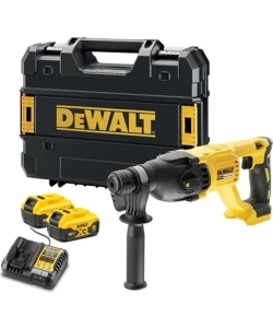 Dewalt DCH133P2 18V 5.0 Ah Çift Akülü Pnömatik Kırıcı Delici Matkap 