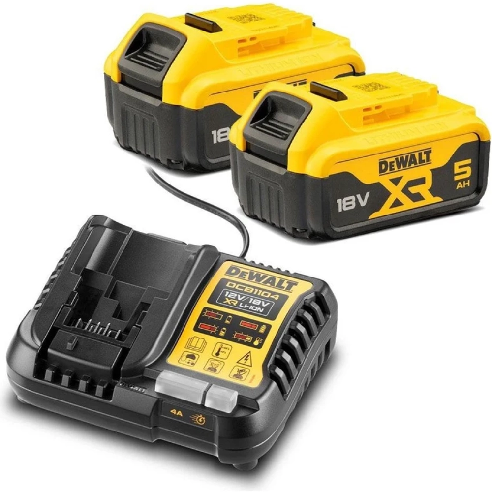 Dewalt DCH133P2 18V 5.0 Ah Çift Akülü Pnömatik Kırıcı Delici Matkap 