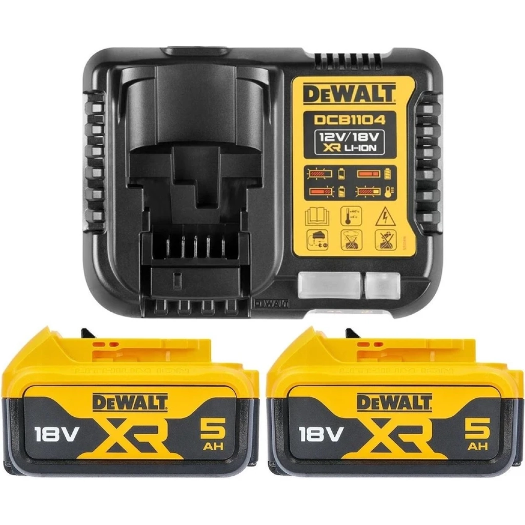 Dewalt DCH133P2 18V 5.0 Ah Çift Akülü Pnömatik Kırıcı Delici Matkap 