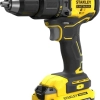 Stanley 18V 2.0AH V20 Li-Ion Çift Akülü Kömürsüz Darbeli Matkap SBD715D2K-TR