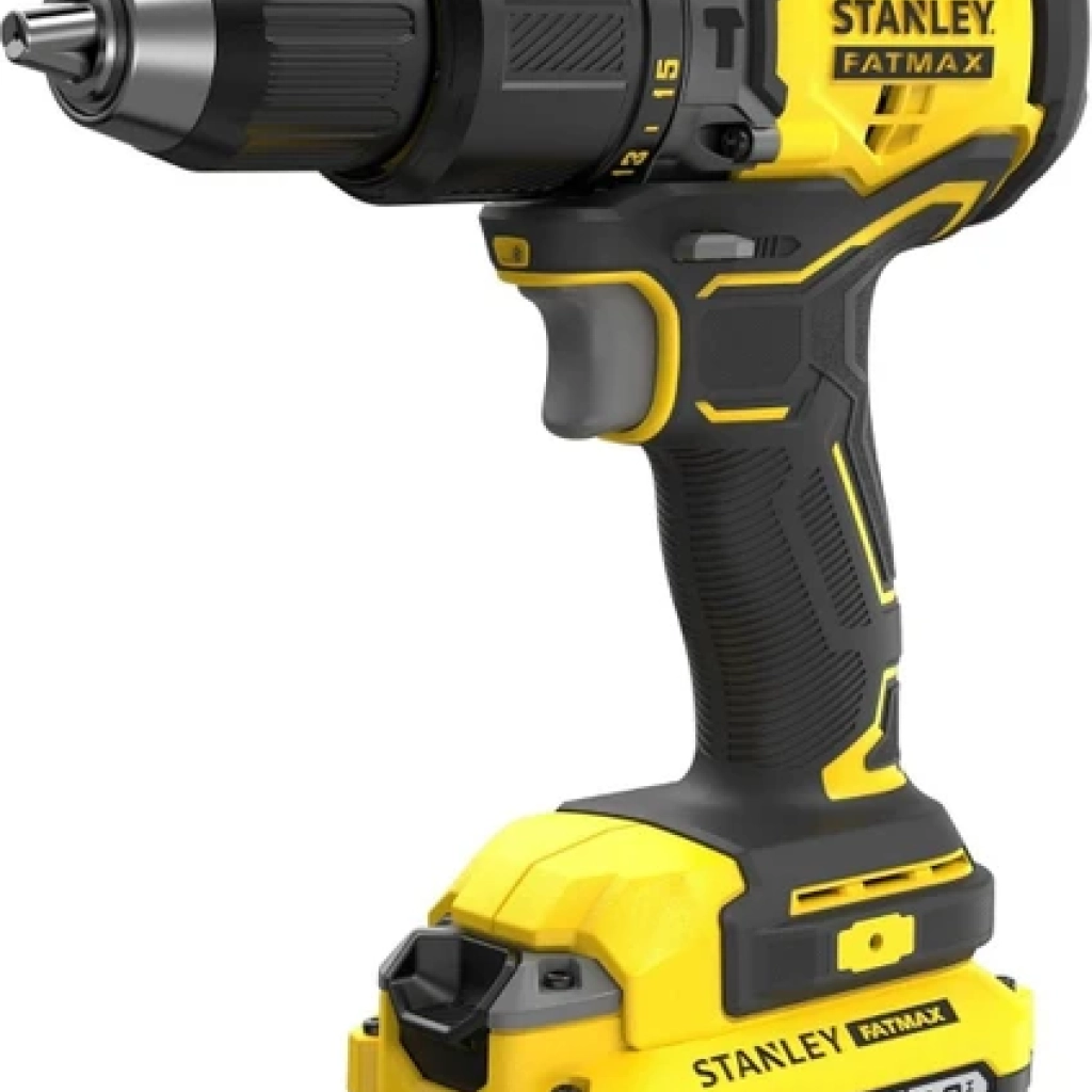 Stanley 18V 2.0AH V20 Li-Ion Çift Akülü Kömürsüz Darbeli Matkap SBD715D2K-TR
