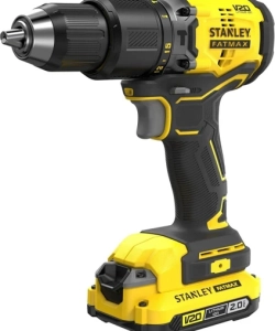 Stanley 18V 2.0AH V20 Li-Ion Çift Akülü Kömürsüz Darbeli Matkap SBD715D2K-TR