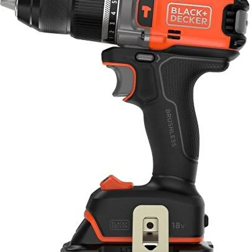 Black&decker BLD683D1XK-QW 18V Powerconnect™ Akülü Darbeli Matkap (Fırçasız, 1x 2,0AH Akü, 1A Şarj Cihazı ve Kit Kutusu Ile)