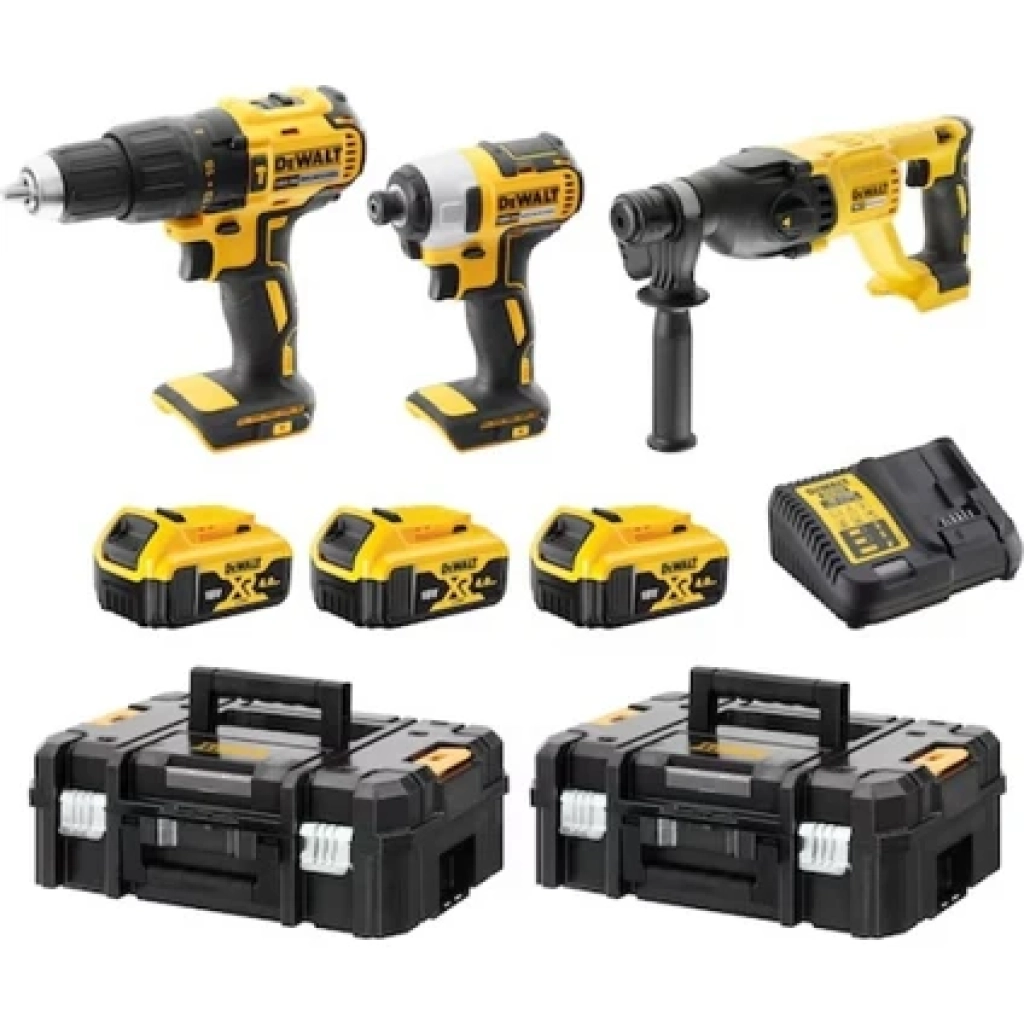 Dewalt DCK369M3T 18V Xr 4.0AH Lı-Ion Kömürsüz Kombinasyon 3 Parça Kit