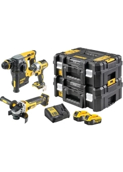 Dewalt DCK305P2T 18V Xr 5.0 Ah Lı-Ion Kömürsüz Kombinasyon 3 Parça Kit