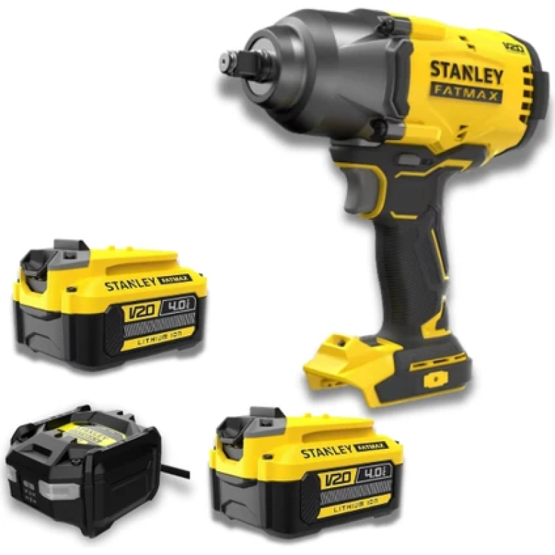 Stanley Fatmax SFMCF940 20V Akülü Kömürsüz Somun Sıkma 950NM 2×4.0AH Fatmax Akü+Şarj