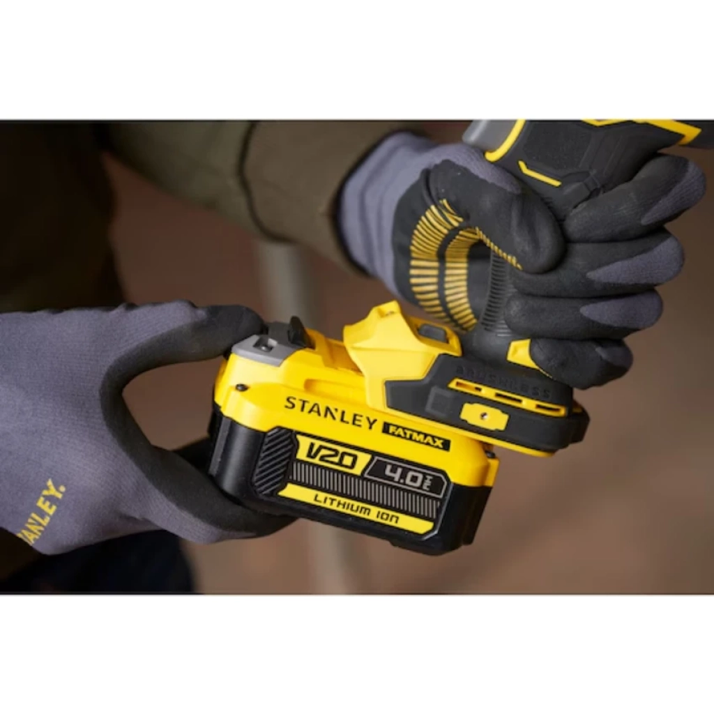 Stanley Fatmax SFMCF940 20V Akülü Kömürsüz Somun Sıkma 950NM 2×4.0AH Fatmax Akü+Şarj