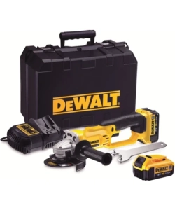 Dewalt DCG412M2-QW Şarjlı Avuç Taşlama 18V/4.0 Ah Li-Ion Çift Akü