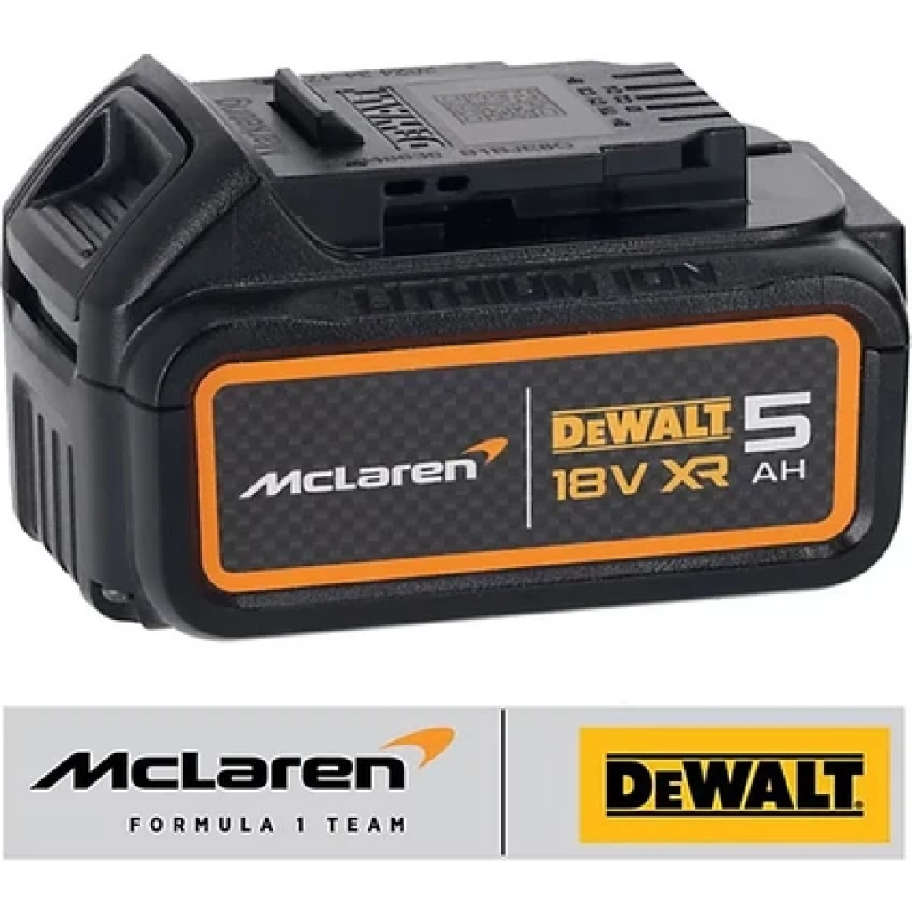 Dewalt Mclaren Serisi DCB184 XR 18V 5A  Li-Ion +%50 Powershock Power Yedek Batarya