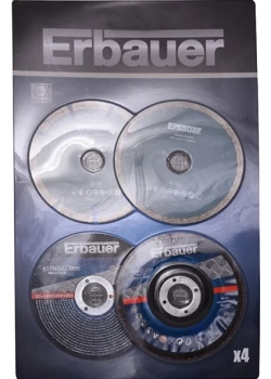 Erbauer 115 mm Taşlama Diski 4'lü Paket