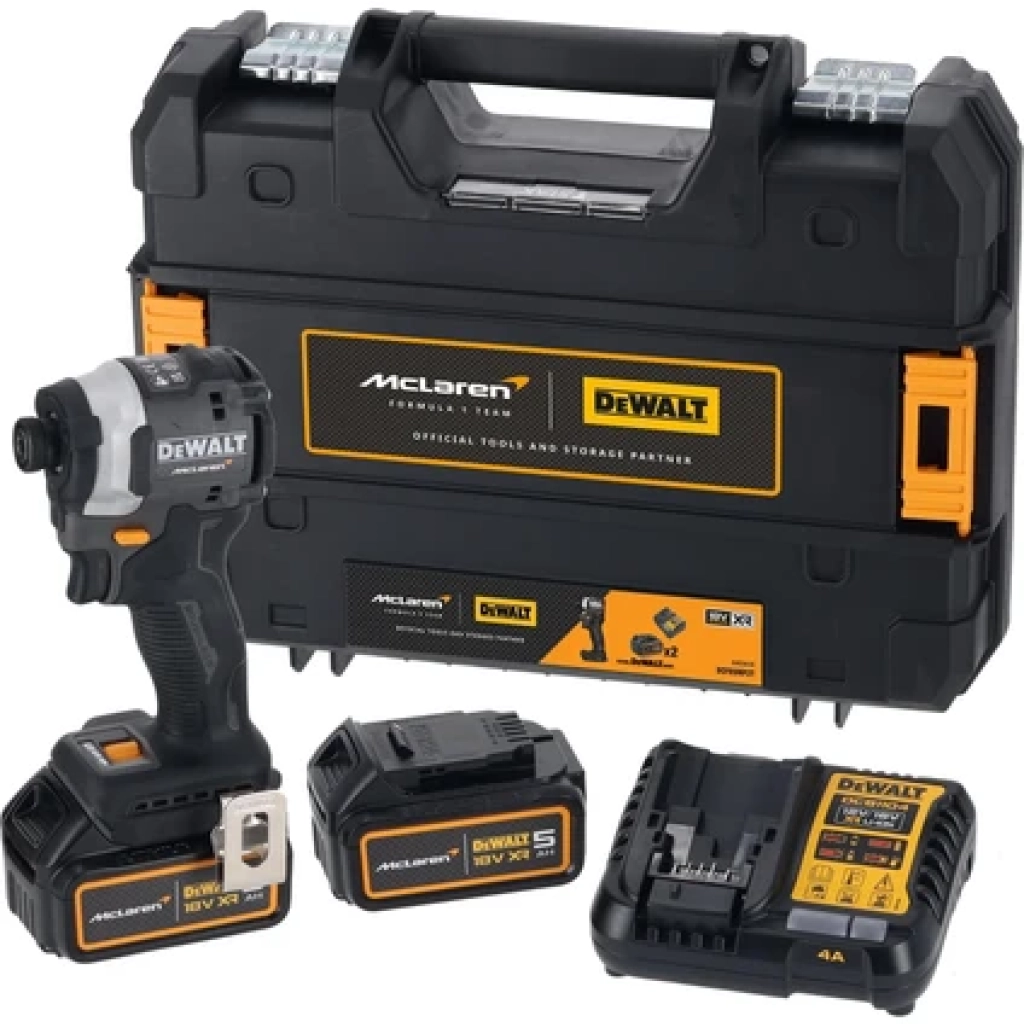 Dewalt x Mclaren DCF85MP2T 18V Xr 5.0 Ah Kompakt Darbeli Tornavida