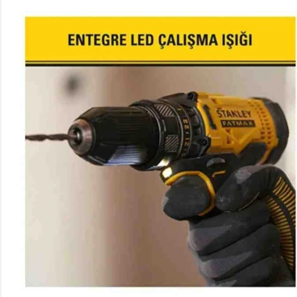 Stanley Fatmax ÇİFT AKÜLÜ Darbesiz Matkap