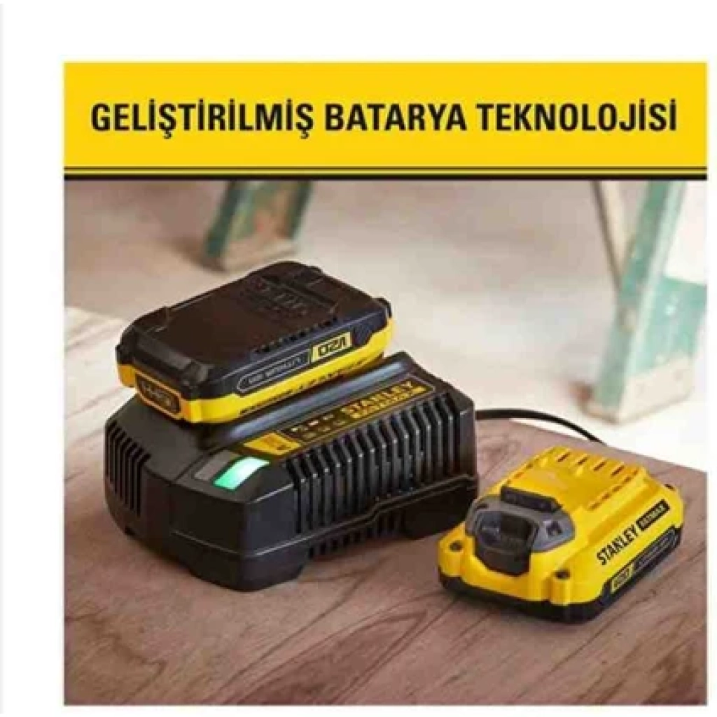 Stanley Fatmax ÇİFT AKÜLÜ Darbesiz Matkap