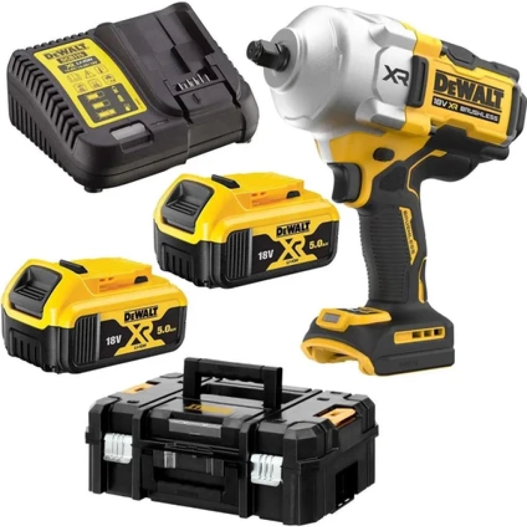 Dewalt DCF961P2 Kömürsüz 18V 5.0 Ah Çift Akülü 1/2