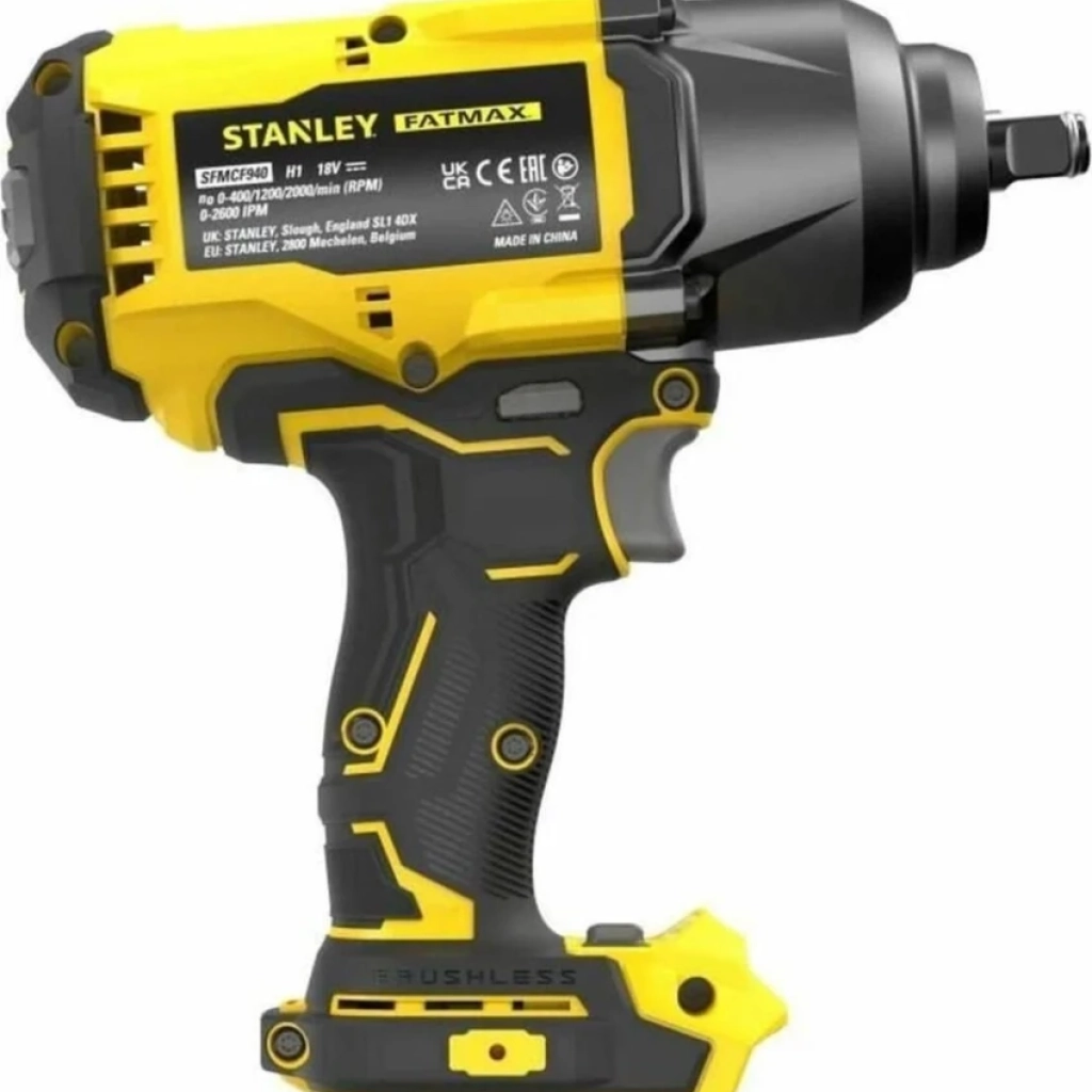 Stanley Fatmax Kömürsüz Akülü Somun Sıkma - 1/2 950 Nm (Aküsüz)SOLO SFMCF940B-XJ 