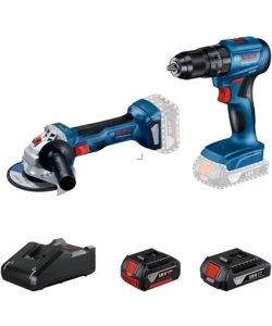 Bosch Gws 180-LI + Gsb 185 Akülü Taşlama ve Darbeli Matkap Seti