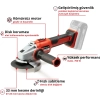 Einhell Professional Akülü Avuç Taşlama AXXIO 18/125 Q Li-Solo Power X-Change (18 V, 700 W, 125 mm disk Ø, 33 mm kesme derinliği, kömürsüz, Quick-Fix 