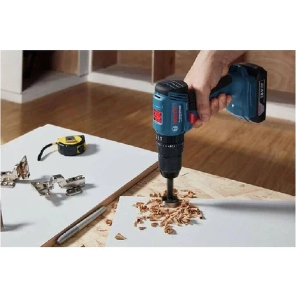 Bosch Professional GWS 180-LI + GSB 185-LI 18V Akülü Vidalama 2+4 Ah Çift Akü Set - 06019H9026