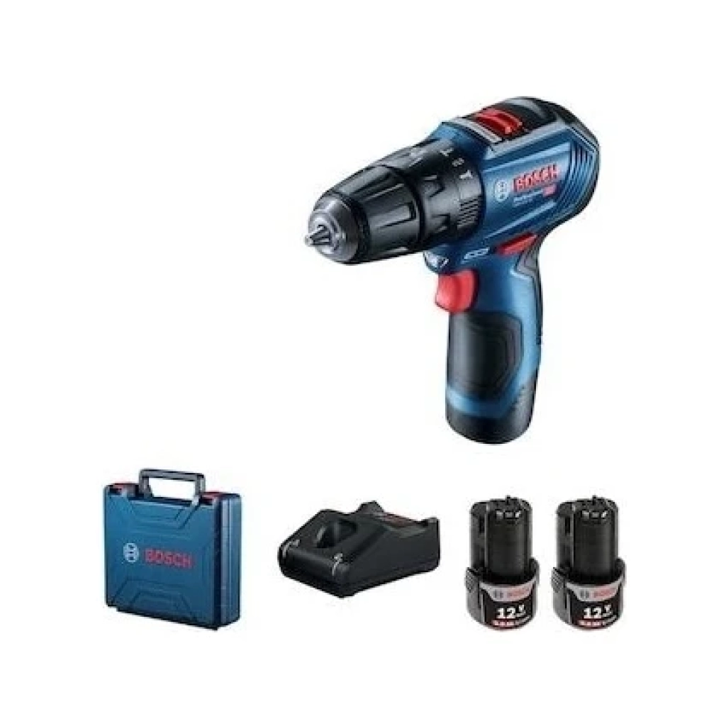 Bosch Professional GSB 12V-30 Çift Akülü Darbeli Vidalama Makinesi