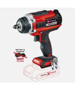 Einhell Professional Akülü Darbeli Somun Sıkma IMPAXXO 18/400 Power X-Change (Li-Ion, 18 V, 400 Nm, 3 Vitesli Şanzıman, Kömürsüz Motor, Akü ve Şarj Ci