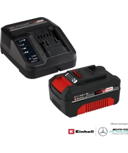 Orijinal Einhell Akü ve Şarj Cihazı Başlangıç Kiti Power X-Change (Akü, Li-Ion, 18 V, 4.0 Ah Akü ve Hızlı Şarj Cihazı,  Tüm Power X-Change cihazları i