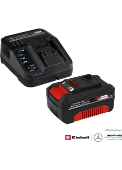 Orijinal Einhell Akü ve Şarj Cihazı Başlangıç Kiti Power X-Change (Akü, Li-Ion, 18 V, 4.0 Ah Akü ve Hızlı Şarj Cihazı,  Tüm Power X-Change cihazları i