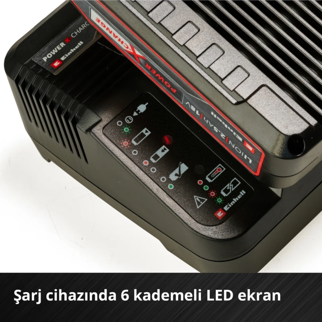 Orijinal Einhell Akü ve Şarj Cihazı Başlangıç Kiti Power X-Change (Akü, Li-Ion, 18 V, 4.0 Ah Akü ve Hızlı Şarj Cihazı,  Tüm Power X-Change cihazları i