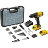 Stanley New SCD700D2KA  18V 2AH V20 Çift Akü Darbesiz MATKAP+100 Akses. Yeni