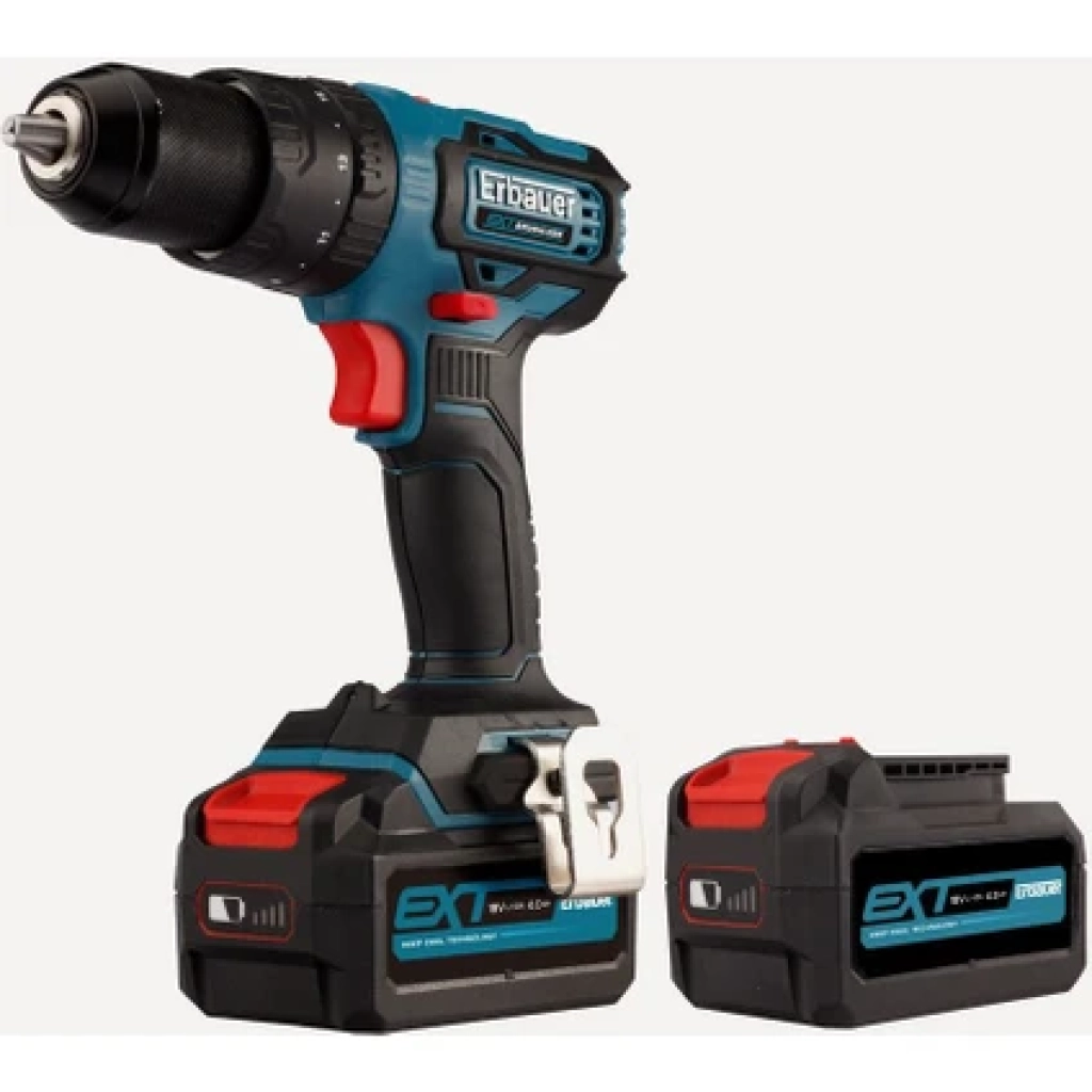 Erbauer  Çift Akülü Darbeli Vidalama ECD18-LI-2 Li-Ion  4 Ah