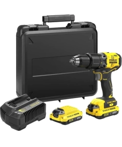 Stanley SBD715D2K 18V 2.0AH V20 Li-Ion Çift Akülü Kömürsüz Darbeli Matkap ve Vidalama