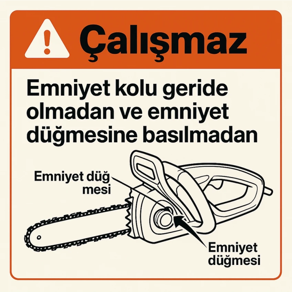 Hyundai HYC220 Elektrikli Testere 2200W 41CM Kılavuz