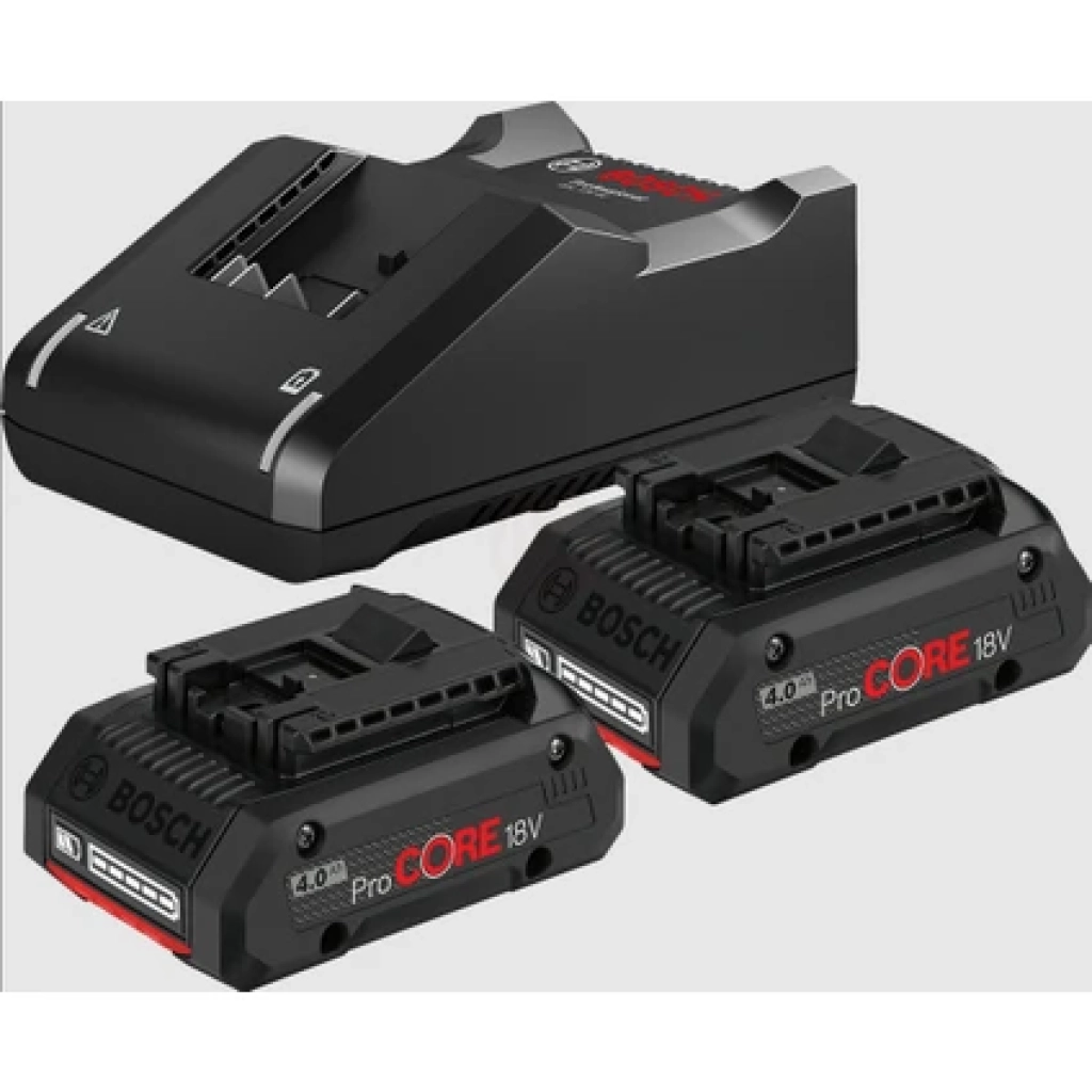 Bosch Başlangıç ​​seti 2 x PROCORE18V 4.0 Ah Şarj Cihazı Gal 1880