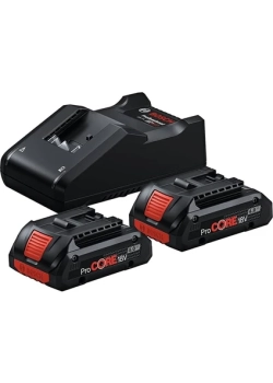 Professional 18 Volt Akü Şarj Cihazı Seti (2 x Procore 4,0 Ah Li-Ion Akü + Gal 18V-40 Şarj Cihazı, Modül, Karton Kutuda)