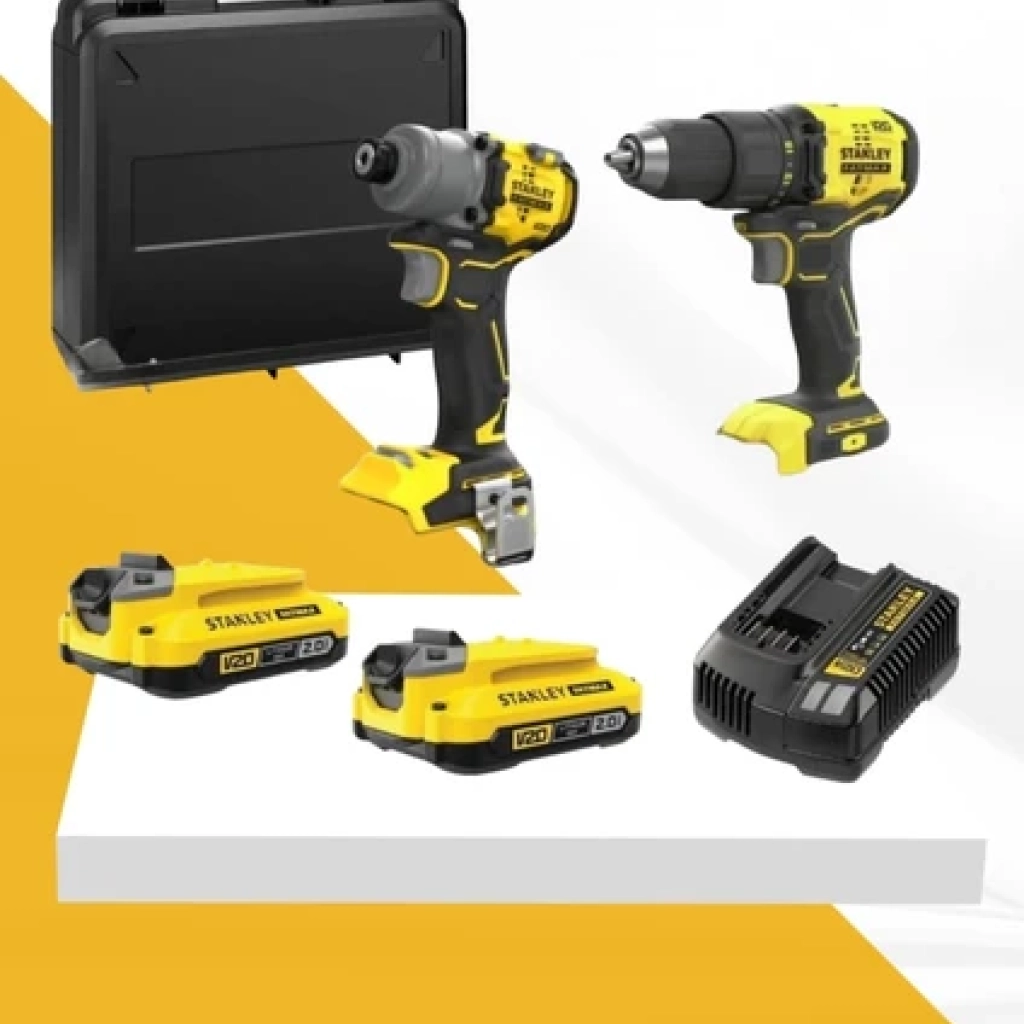 Stanley V 20 SBD715-SFMCF830B-XJ 2 Li Set Vidalama+Torklu-2 Ah 2 Adet Akü+Şarjcihazı