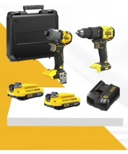 Stanley V 20 SBD715-SFMCF830B-XJ 2 Li Set Vidalama+Torklu-2 Ah 2 Adet Akü+Şarjcihazı