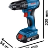 Bosch 2'li Darbeli Vidama ve Matkap Akülü Set GDX 18V-285+GSB 185-LI 2x2 Ah 06019N2124