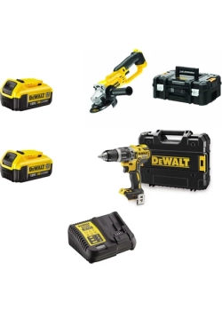 Dewalt Dcd796Nt Darbeli Matkap Ve Dcg412Nt Şarjlı Avuç Taşlama Makinası
