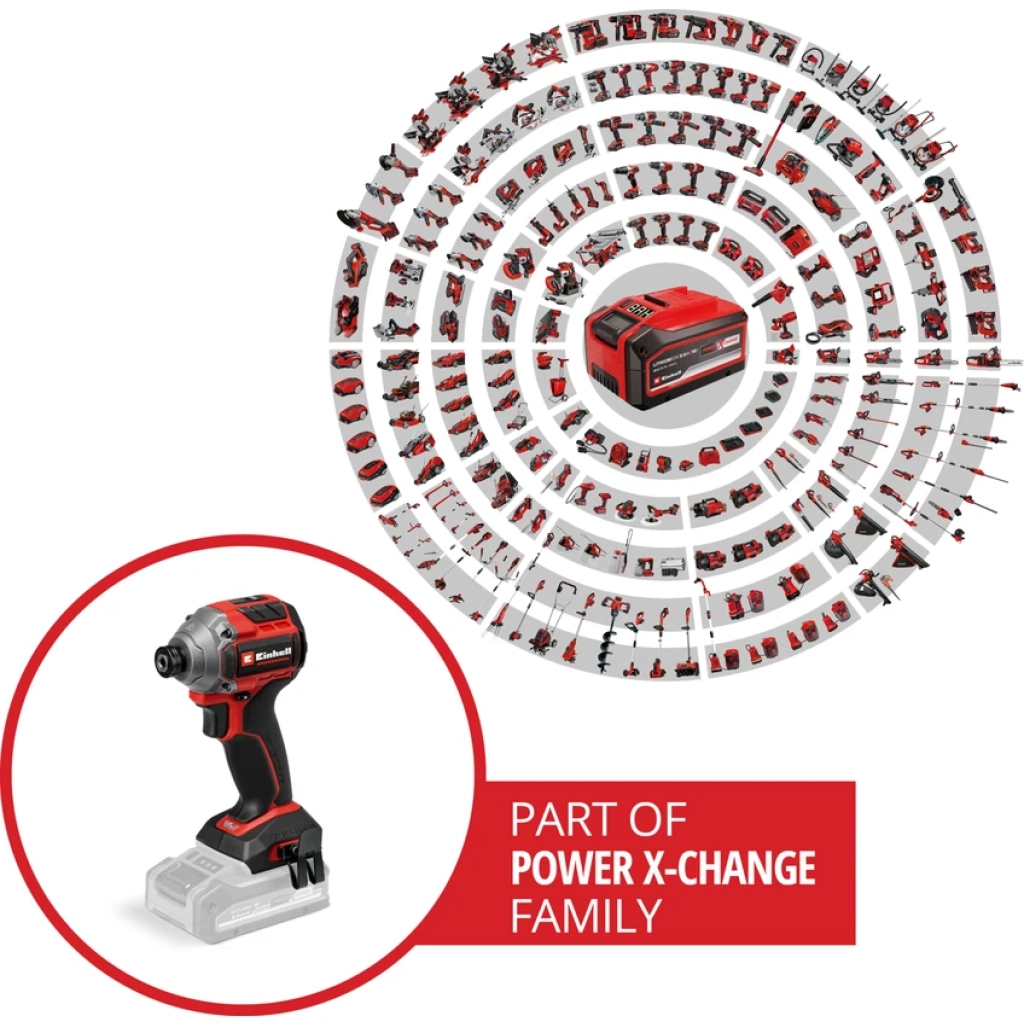 Einhell TP-CI 18/250-C Li BL - Solo, Akülü Darbeli Vidalama (Akü ve şarj cihazı dahil değildir) - 4510095