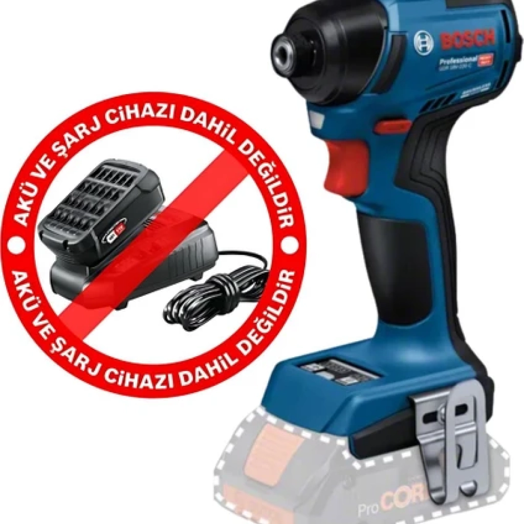 Bosch GDR 18V-220 C Darbeli Somun Sıkma SOLO (Akü ve Şarj Cihazı Dahil Değil) - 06019L6000