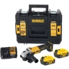 Dewalt DCG407P2T 18V 5.0 Ah Çift Akülü 125MM Kömürsüz Avuç Taşlama