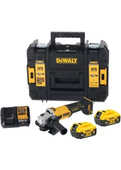 Dewalt DCG407P2T 18V 5.0 Ah Çift Akülü 125MM Kömürsüz Avuç Taşlama