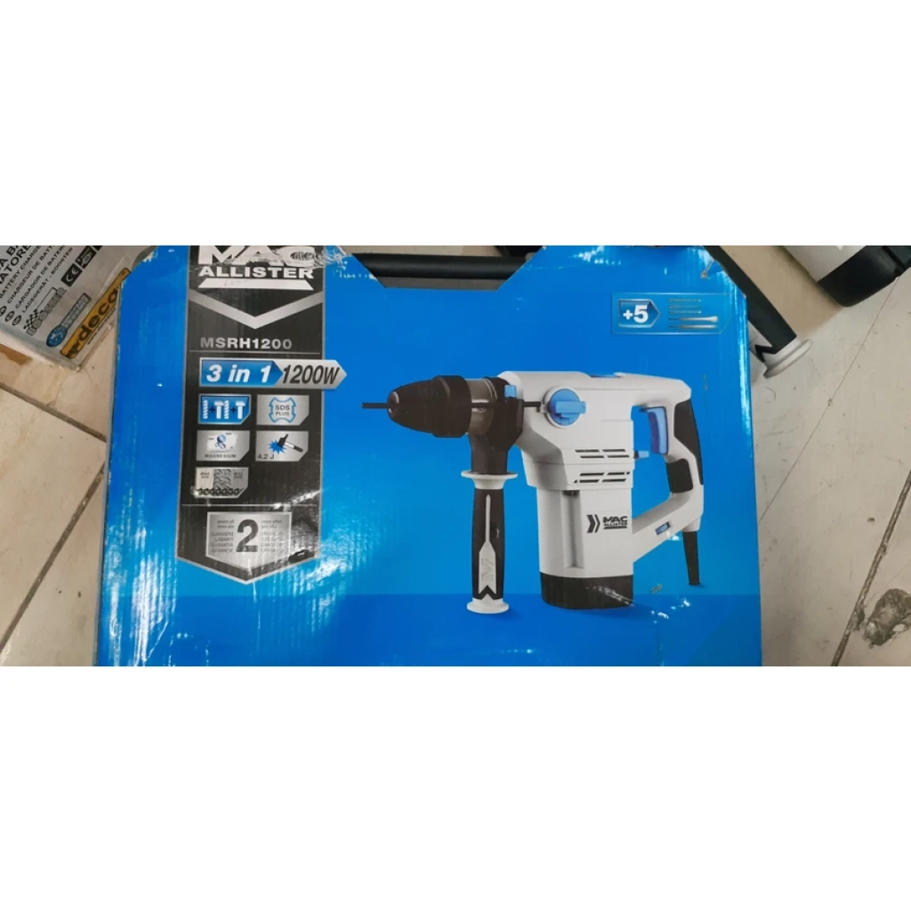 Mac Allister 1200 W 4,2 Joule Kırıcı Delici Pnömatik Matkap