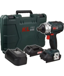 KL Pro  Kldv1820B 18Volt/2.0Ah Li-İon Çift Akülü Kömürsüz Profesyonel Darbeli Tornavida