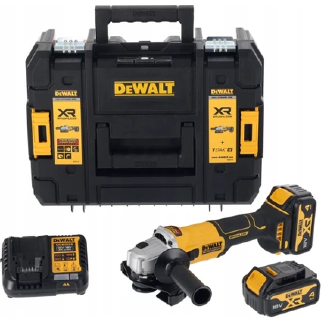Dewalt DCG407M2T-QW 18V Xr Kömürsüz Akülü Avuç Taşlama 2X4.0AH