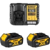 Dewalt DCG407M2T-QW 18V Xr Kömürsüz Akülü Avuç Taşlama 2X4.0AH