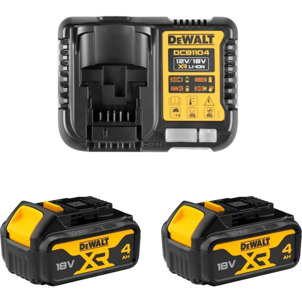Dewalt DCG407M2T-QW 18V Xr Kömürsüz Akülü Avuç Taşlama 2X4.0AH